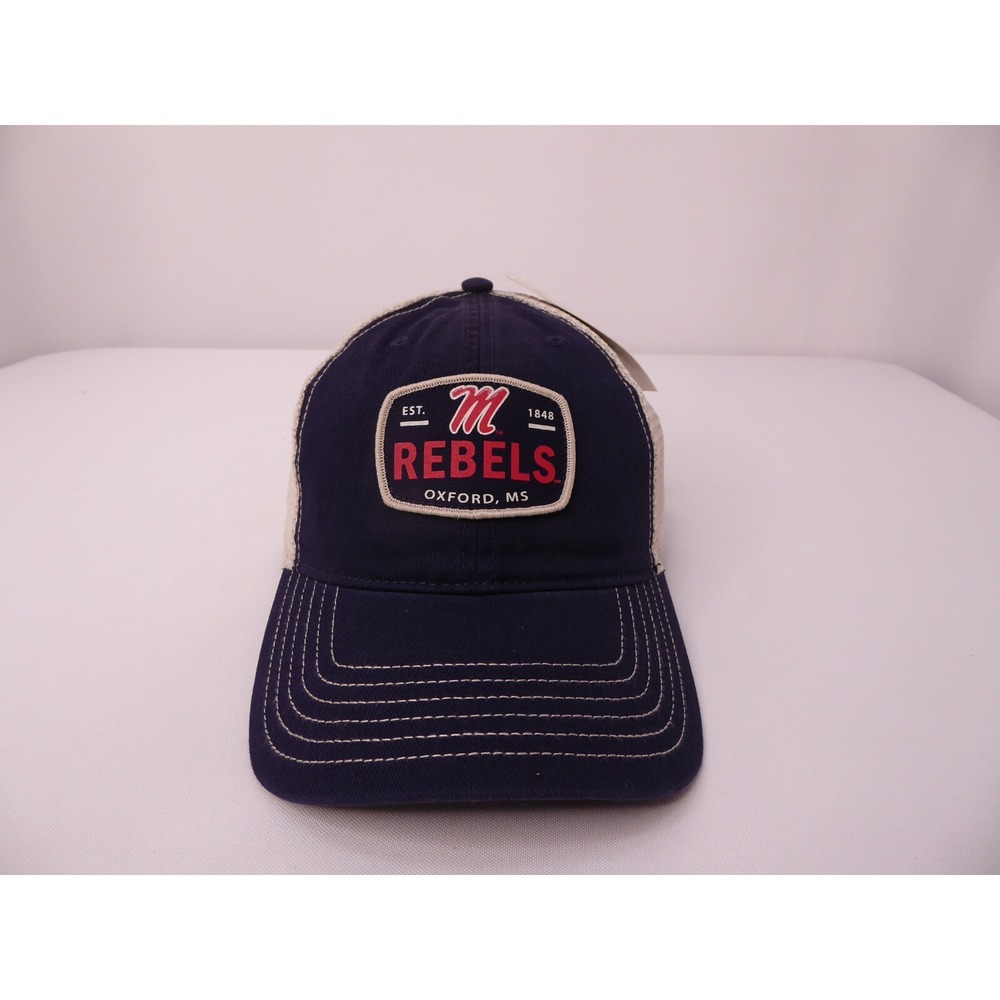NWT Ole Miss Rebels University of Mississippi Trucker Snapback Hat Cap